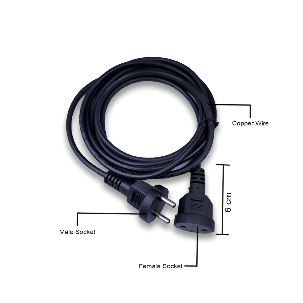 Multybyte Power Cable Extension Cord 10m 2 Pin view 2